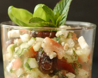 Salade crétoise en verrine maison