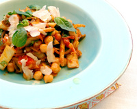 Salade italo-mauresque aux pois chiches et fenouil