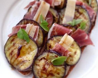 Tartine d'aubergine à l'italienne