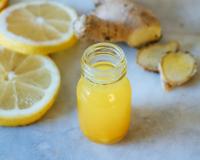 Cette recette de shot au gingembre et au citron sera votre remède miracle pour cet hiver !