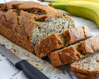 Banana bread aux graines de pavot