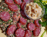 Taboulé maison de saucisson sec