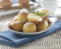Des beignets au chocolat blanc pour changer.