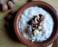 Riz au lait de noisette