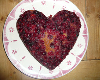 Gâteau renversé aux canneberges