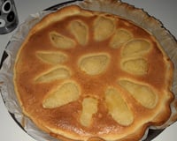 Tarte aux poires fraîches