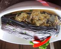 Délicieuse aubergine farcie au goût de vacances !