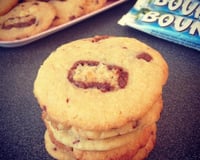 Cookies bounty et chocolat blanc