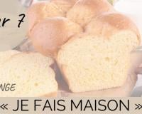 Challenge "je fais maison" Jour 7 : une brioche