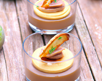 Verrines de foie gras au spéculos