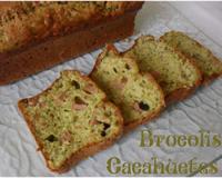 Un cake alliant la douceur du brocolis à une touche d'originalité.... les cacahuètes !Idéal coupé en dés au moment de l'apéro…