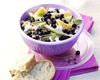 Salade de quinoa aux myrtilles