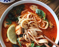 Soupe crémeuse aux saveurs thaïlandaises