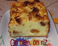 Un cake sucré-salé sympa et original pour un apéritif ou un buffet.