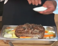 Filet de boeuf et légumes pot-au-feu