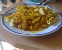 Pâtes au curry