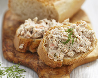 Rillettes aux deux saumons citron ciboulette