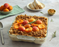 Tiramisu aux abricots rôtis et spéculoos