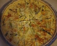 Tarte aux asperges vertes