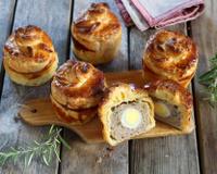 Le célèbre pâté berrichon, ici revisité en portions individuelles.