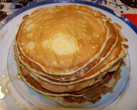 Pancakes au sirop d'érable canadiens