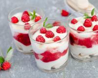 Tiramisu rapide aux framboises