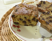 Cake au boudin noir et pommes