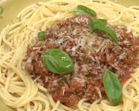 Spaghettis à la bolognaise