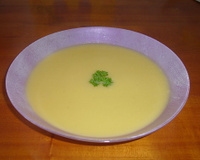 Velouté de courgettes au carré frais