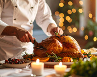 Noël : le secret des chefs pour une volaille à la peau croustillante et à la chair moelleuse