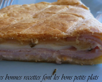 Feuilleté familial jambon blanc & mozzarella