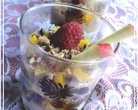 Verrines Fruitées et son Crumble de Céréales