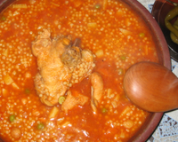 Aich végétarien aux légumes (plat traditionnel algérien)