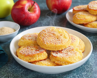 Beignets aux pommes sans friture