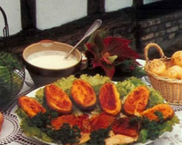 Pommes de terre au Neufchâtel.