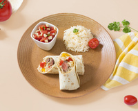 Wrap salsa au riz long grain