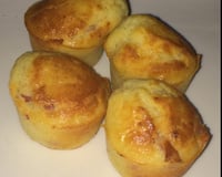 Muffins aux lardons et au gruyère