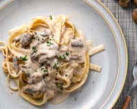 Spaghettis aux champignons