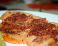 Filet de truite saumonée sauce vinaigre et ail