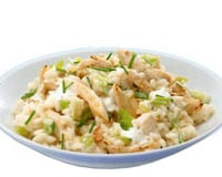 Risotto au poulet et à la ciboulette