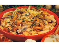 Simplement et naturellement des "nouilles" aux moules et coques