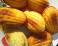 Madeleines citron vert et miel