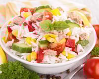 Salade de riz au thon