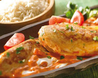 Poulet Malgache au coco et Philadelphia