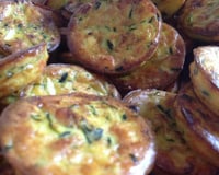 Mini flans de courgettes et feta