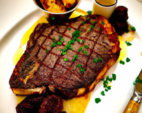 Côte de bœuf grillée sauce choron