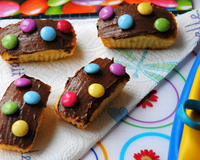 Mini quatre-quarts Nutella et Smarties