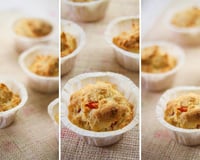 Cupcakes gruyère-tomate