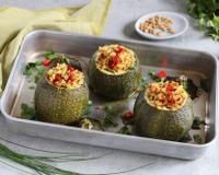 Des courgettes farcies végétariennes pour changer !
