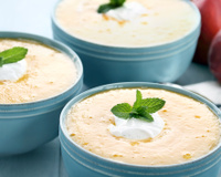 Soupe de melon glacée